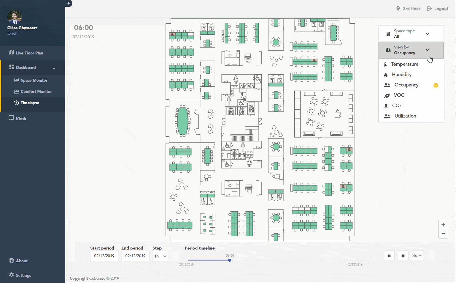 Timelapse Space Monitor Time Lapse